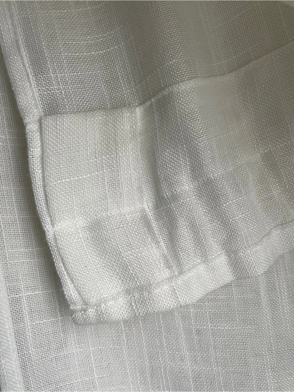 RYB HOME White Sheer Window Curtain Panel - Elegant Light-Filtering Drapery